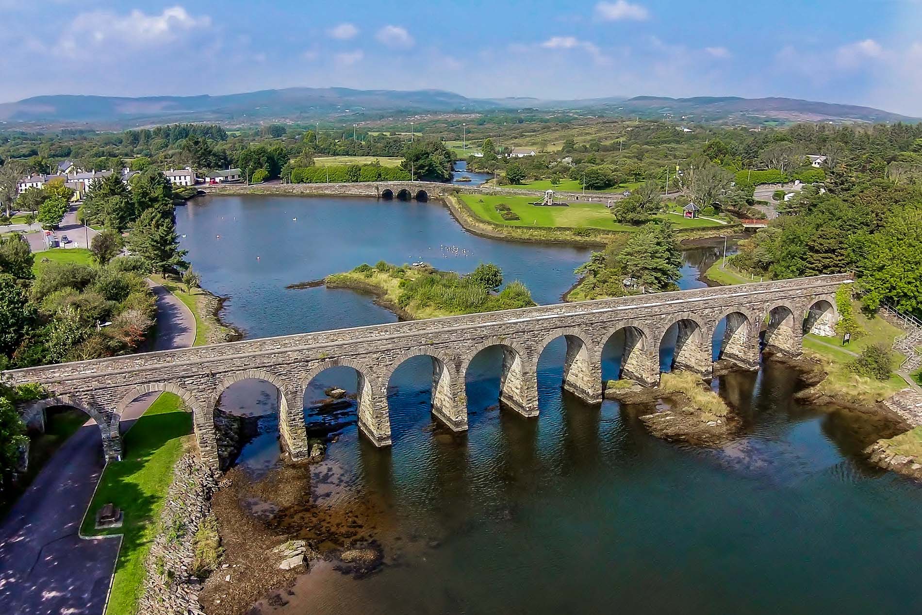 Aerial View Of The Bridge