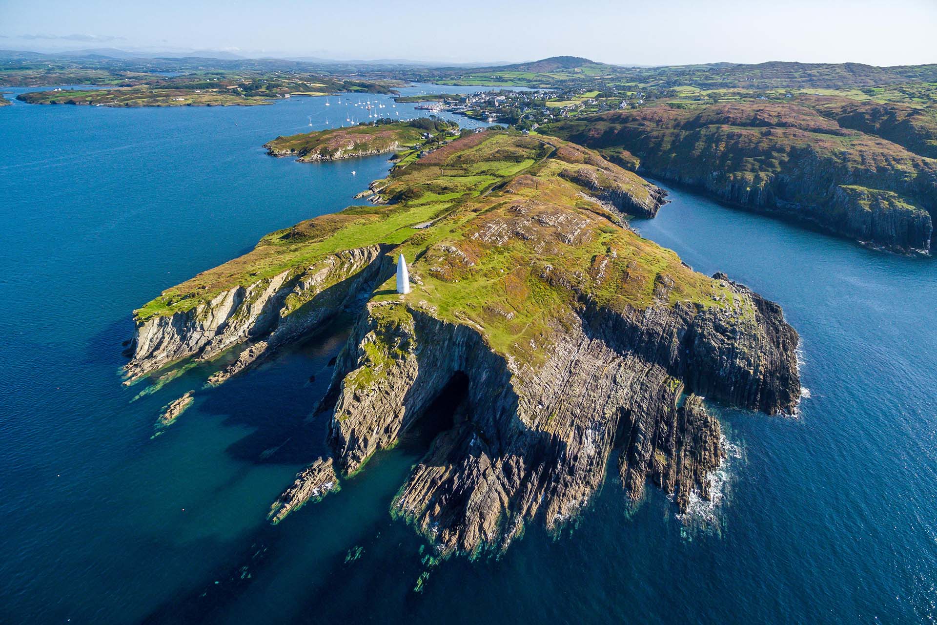 Beautiful Aerial View Of The Lighthouse